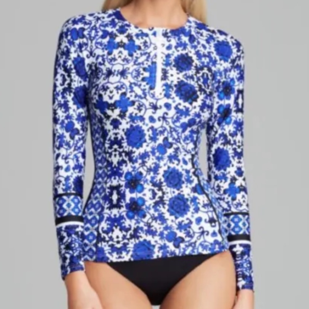 Nanette Lepore “Saint Etienne” Rashguard Swim Cover - Picture 2 of 16